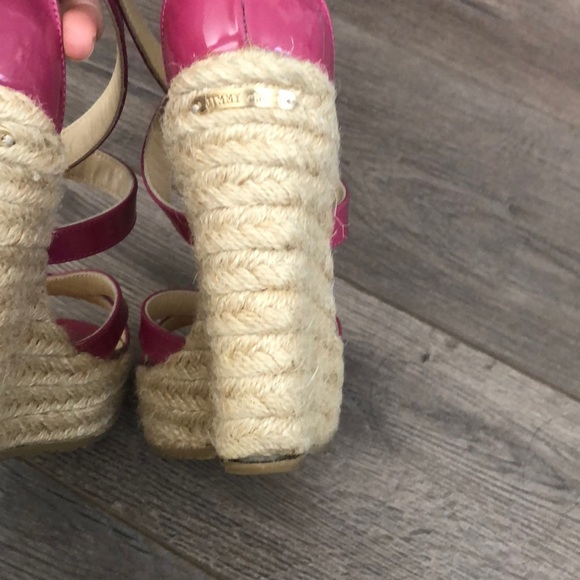 Jimmy choo size 34.5 espadrille Wedges - Picture 6 of 8